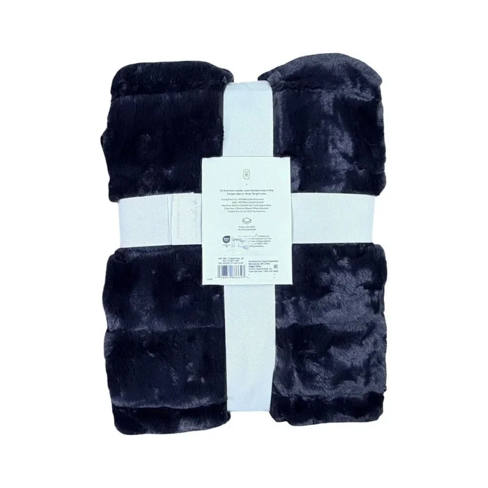 Threshold faux fur